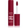NYX Professional Makeup Smooth Whip Matte Lip Cream кадифено червило с изглаждащ ефект цвят 15 Chocolate Mousse 4 мл.