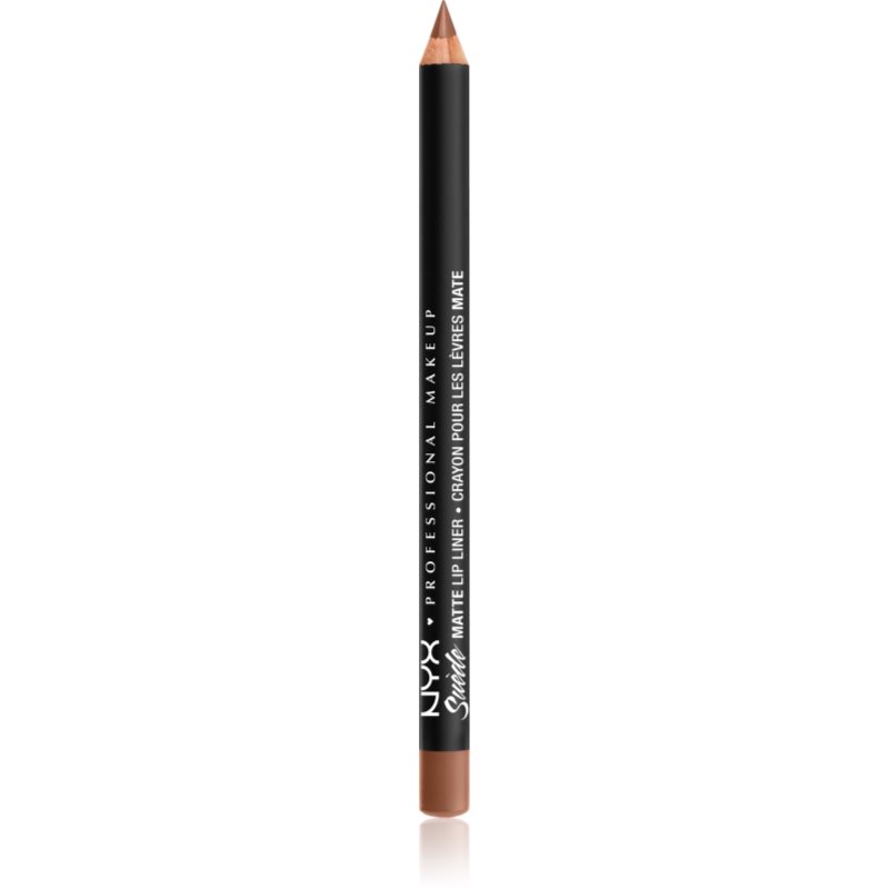 NYX Professional Makeup Suede Matte  Lip Liner матиран молив за устни цвят 04 Soft-Spoken 1 гр.