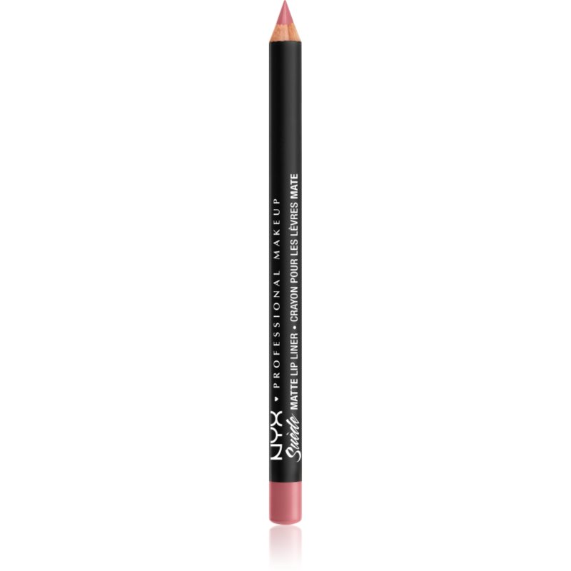 NYX Professional Makeup Suede Matte  Lip Liner матиран молив за устни цвят 09 Tea & Cookies 1 гр.