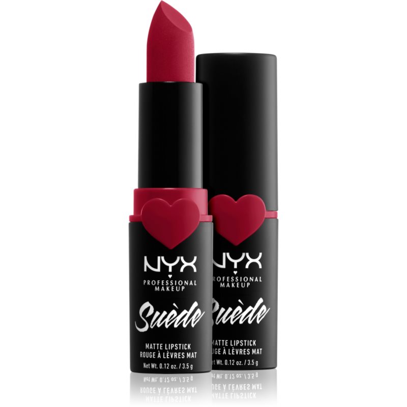 NYX Professional Makeup Suede Matte  Lipstick матиращо червило цвят 09 Spicy 3.5 гр.