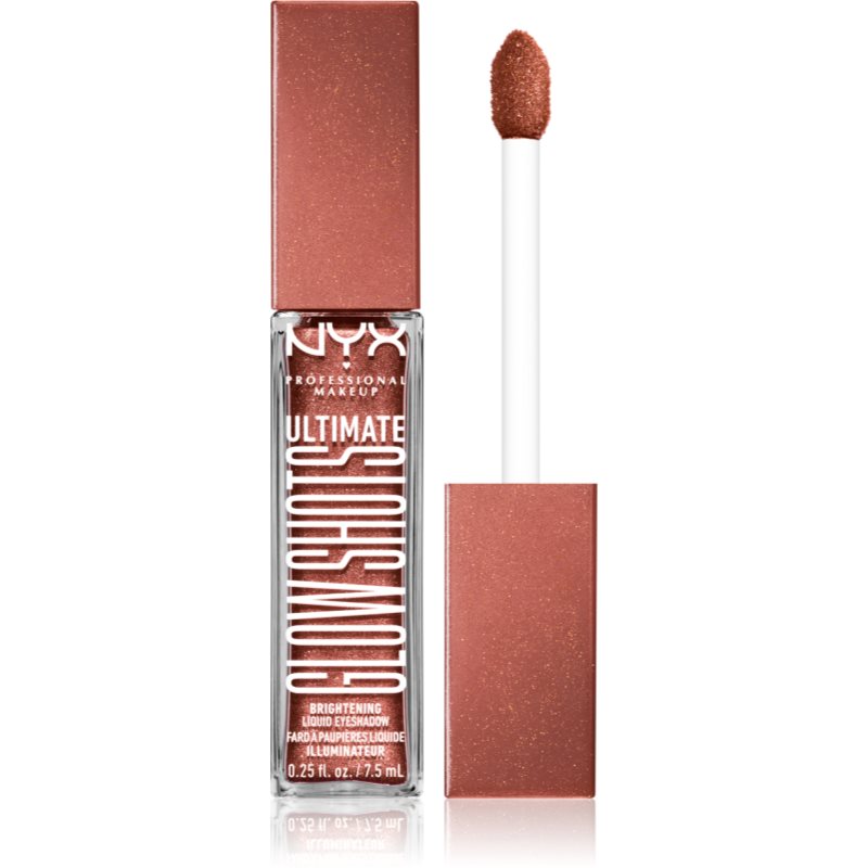 NYX Professional Makeup Ultimate Glow Shots течни очни сенки с брокат цвят 15 Pear Prize 7