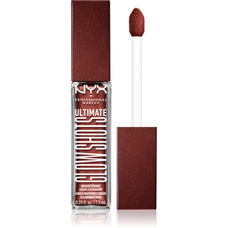 NYX Professional Makeup Ultimate Glow Shots течни очни сенки с брокат цвят 16 $ix Fig$ 7