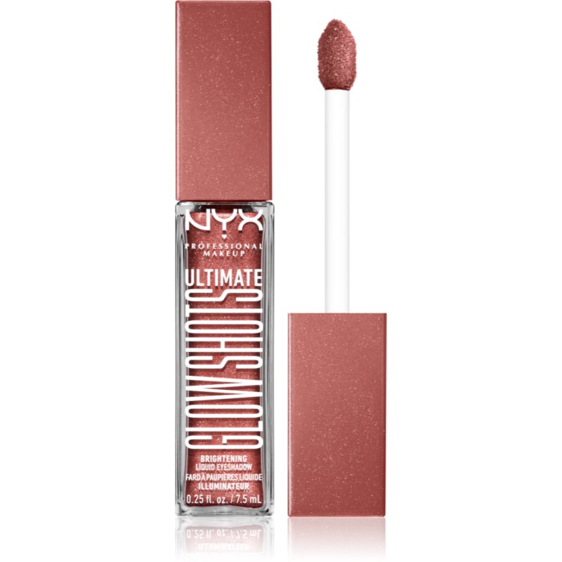 NYX Professional Makeup Ultimate Glow Shots течни очни сенки с брокат цвят 17 Po$H 7