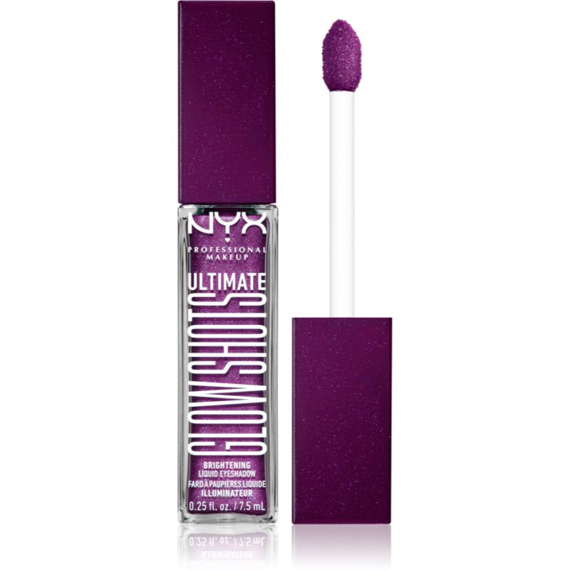 NYX Professional Makeup Ultimate Glow Shots течни очни сенки с брокат цвят 20 Feelin' Grape 7