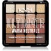 NYX Professional Makeup Ultimate Shadow Palette сенки за очи цвят Warm Neutrals 16x0