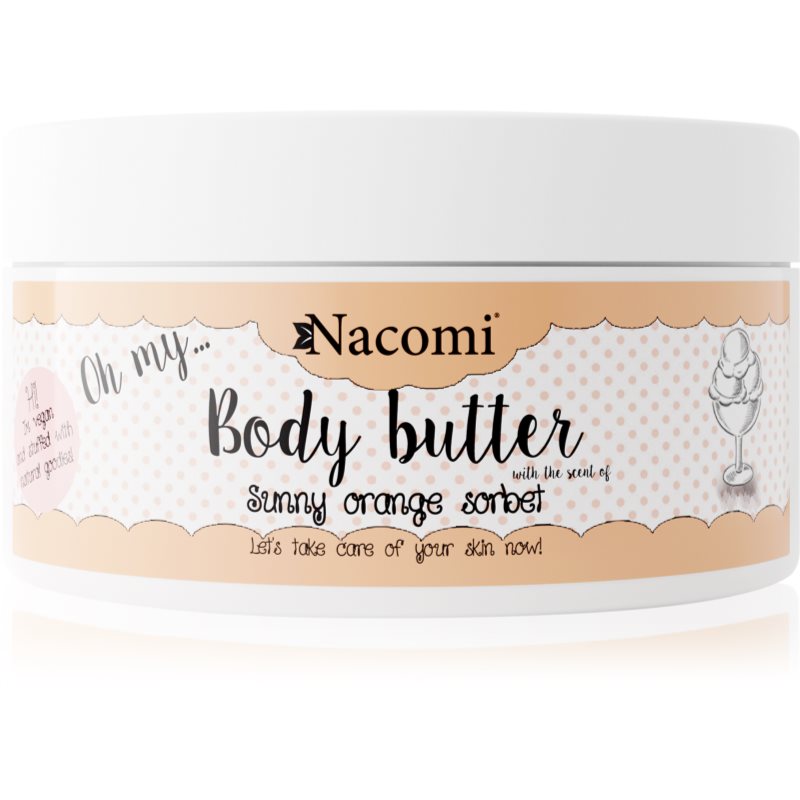 Nacomi Oh my... Sunny Orange Sorbet подхранващо масло за тяло 100 мл.