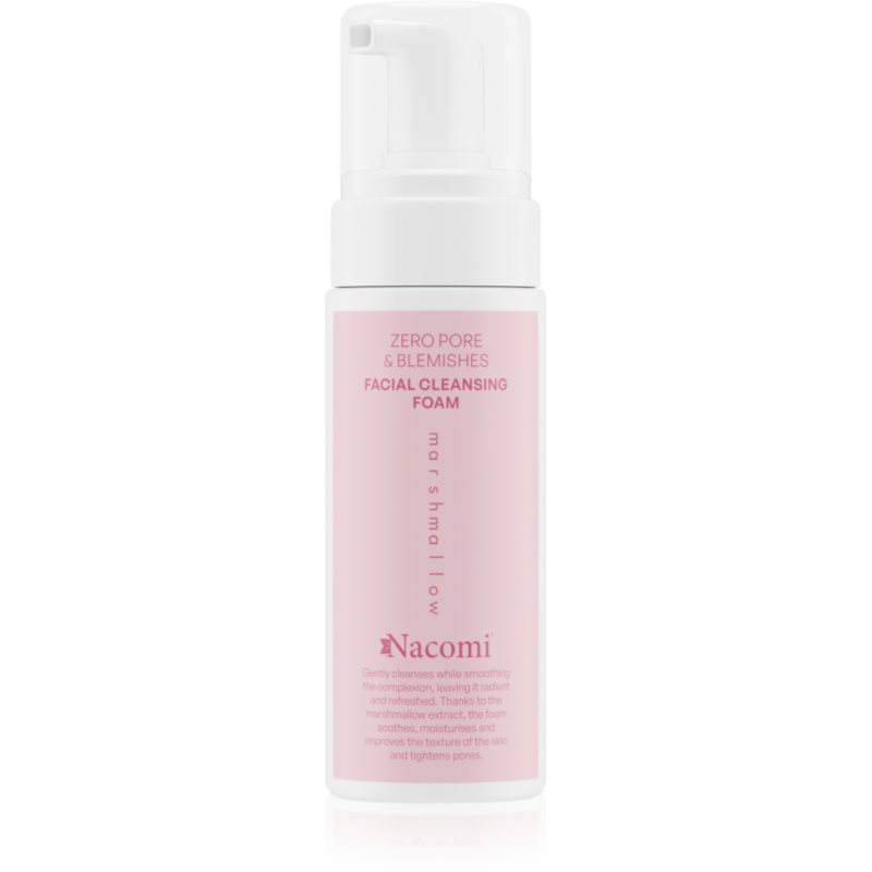 Nacomi Zero Pore & Blemishes почистваща пяна Marshmallow 150 мл.