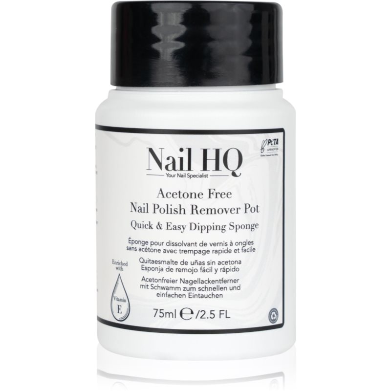 Nail HQ Acetone Free лакочистител без ацетон 75 мл. на ниска цена