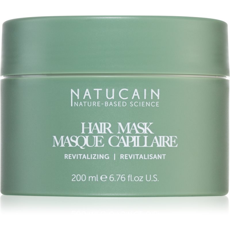 Natucain Revitalizing Hair Mask дълбоко подсилваща маска за коса за тънка коса със склонност към косопад 200 мл.