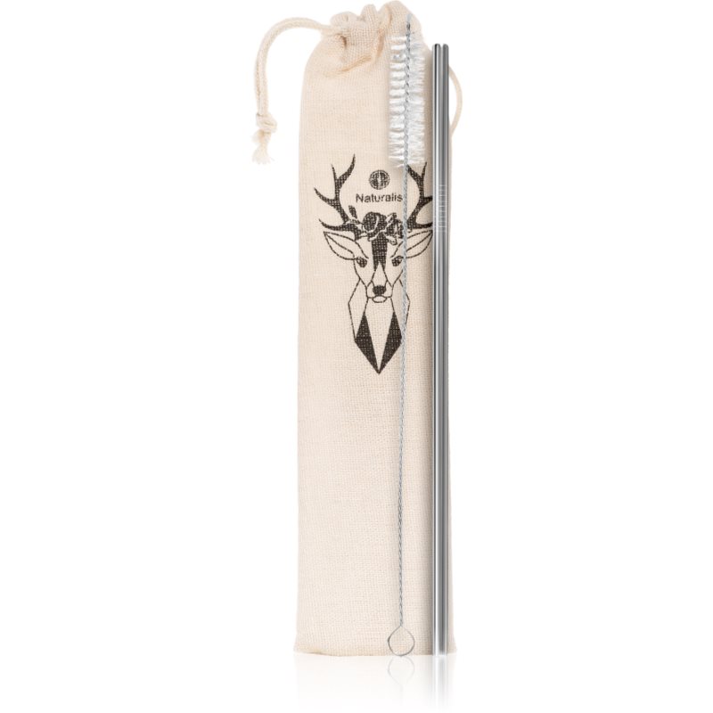 Naturalis Stainless Steel Straw set комплект за ежедневна употреба на ниска цена