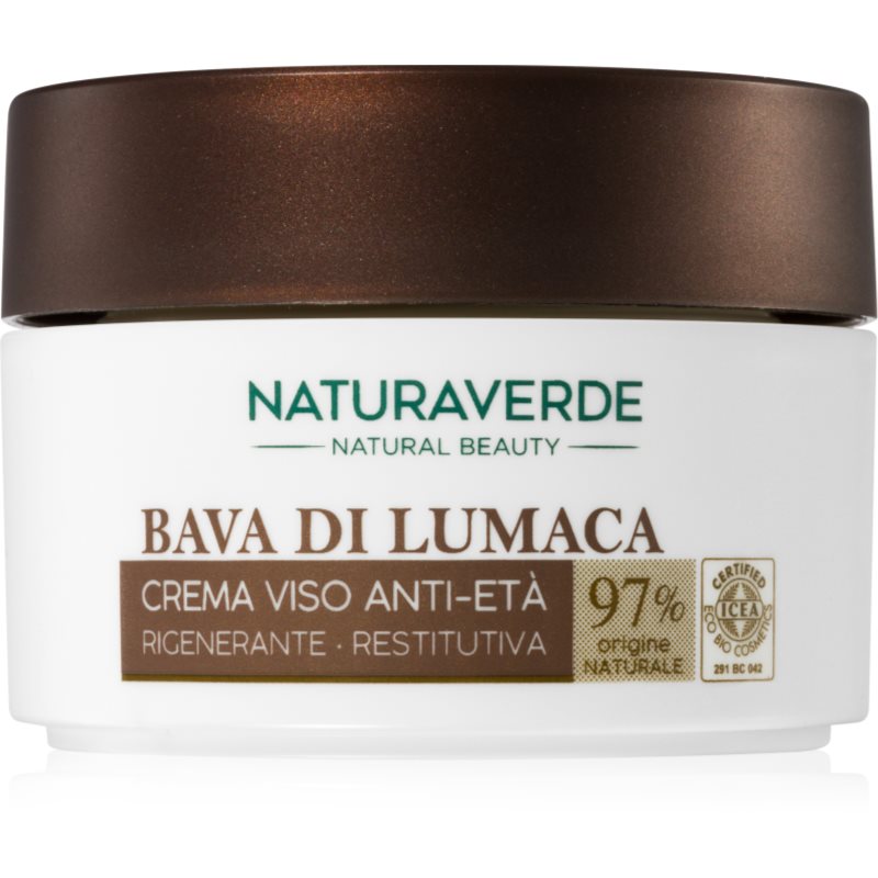Naturaverde Snail Serum дневен крем против стреене на кожата с екстракт от охлюв 50 мл.
