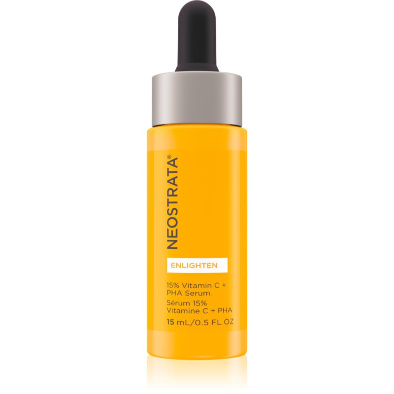 NeoStrata Enlighten 15% Vitamin C + PHA Serum активен серум за озаряване и изглаждане на кожата на лицето 15 мл.