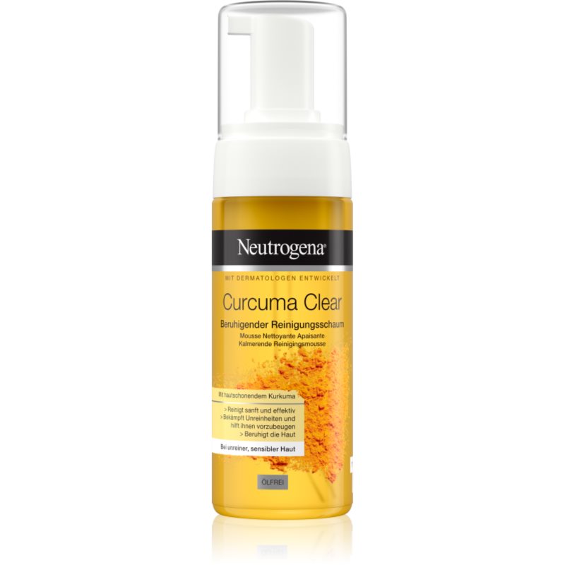 Neutrogena Curcuma Clear Успокояваща почистваща пяна 150 мл. на ниска цена