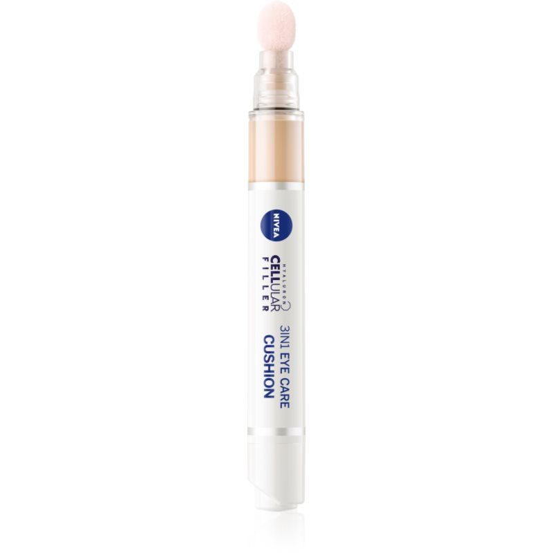 Nivea Hyaluron Cellular Filler тониращ хидратиращ крем за очи цвят 02 Medium 4 мл.