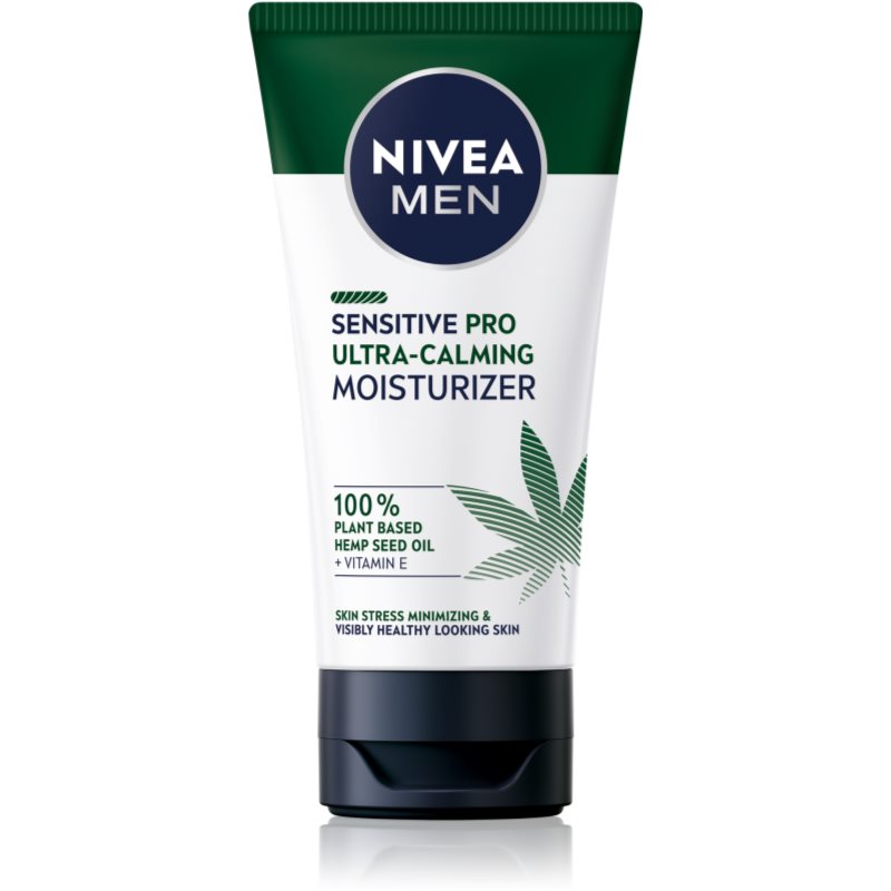 Nivea Men Sensitive Hemp успокояващ крем за лице с конопено масло за мъже 75 мл.