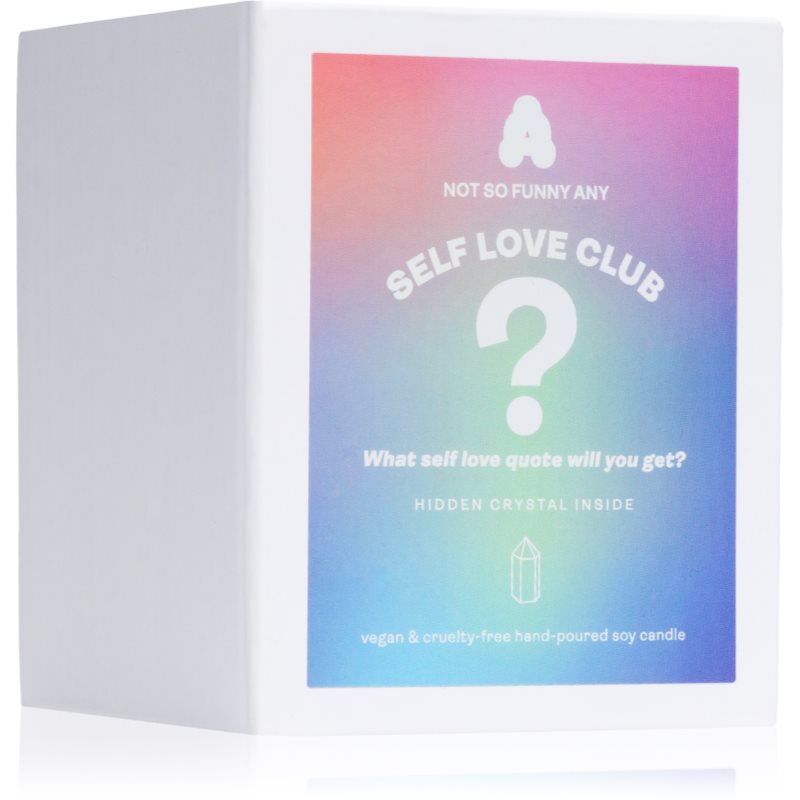 Not So Funny Any Crystal Candle Self Love Club свещ с кристал 220 гр. на ниска цена