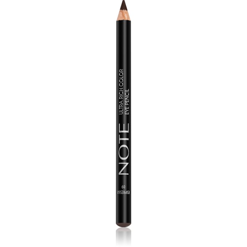 Note Cosmetique Ultra Rich Color водоустойчив молив за очи цвят 09 Espresso 1