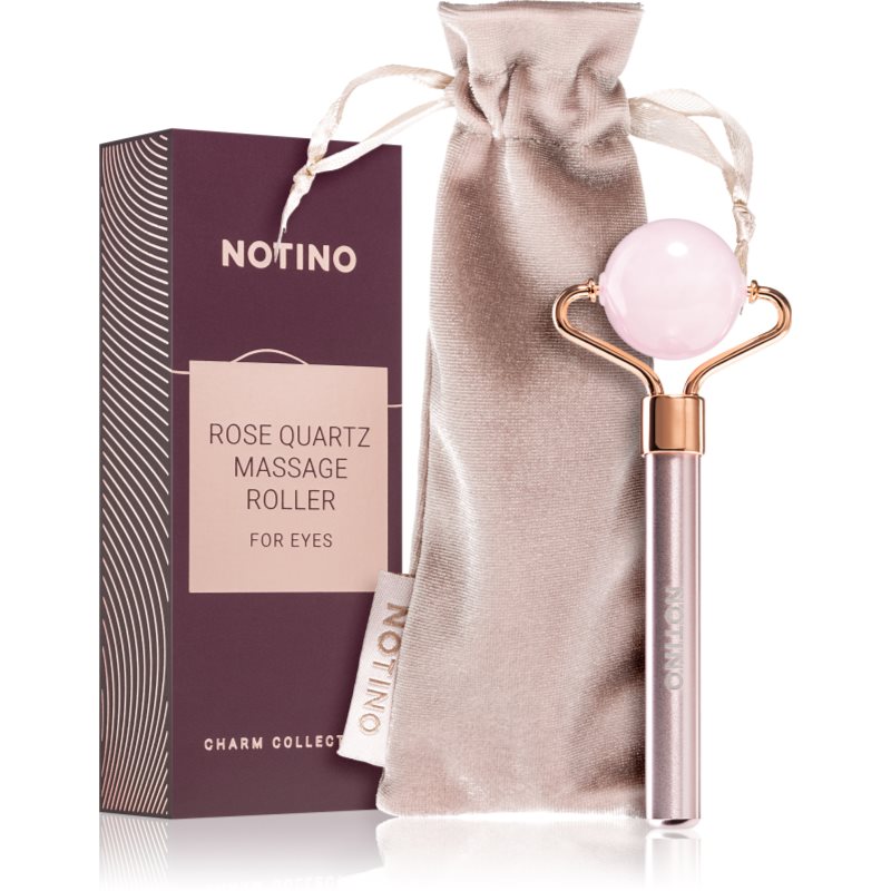 Notino Charm Collection Rose quartz massage roller for eyes масажно валяче за околоочната област Pink 1 бр.