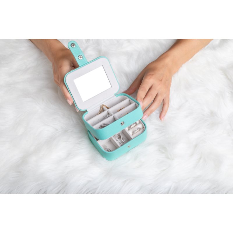 Notino Classy Collection Jewellery box кутийка за бижута Green - Image 9
