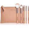 Notino Glamour Collection Travel Brush Set with Pouch комплект за пътуване с четки и чантичка