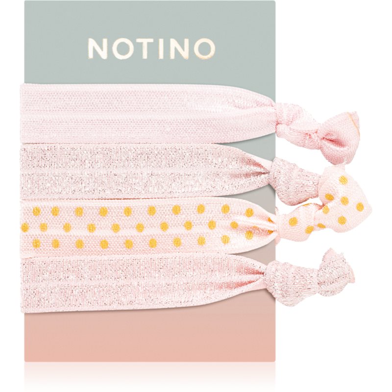 Notino Pastel Collection Hair elastics ластици за коса Pink 4 бр.