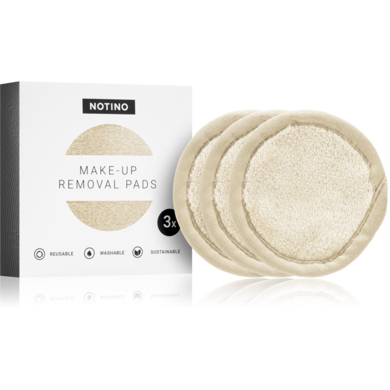Notino Spa Collection Make-up removal pads тампони за почистване на грим цвят Beige 3 бр.