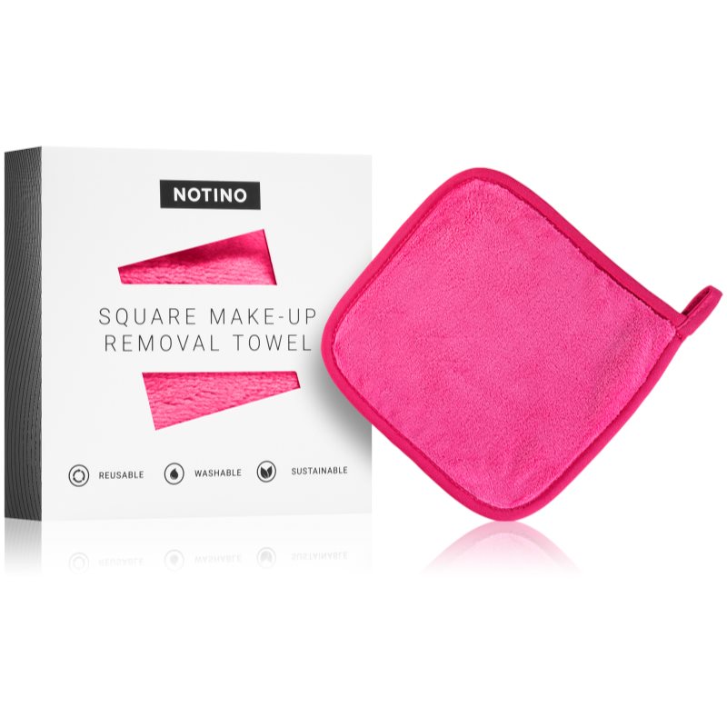 Notino Spa Collection Square Makeup Removing Towel кърпа за отстраняване на грим цвят Pink 1 бр. на ниска цена