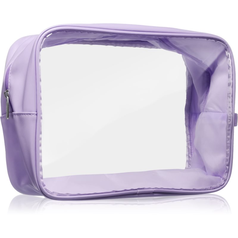 Notino Travel Collection Extra Large Clear Organizer прозрачна козметична чантичка XL Purple 27