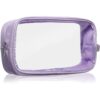 Notino Travel Collection Large Clear Organizer прозрачна козметична чантичка L Purple 1 бр.