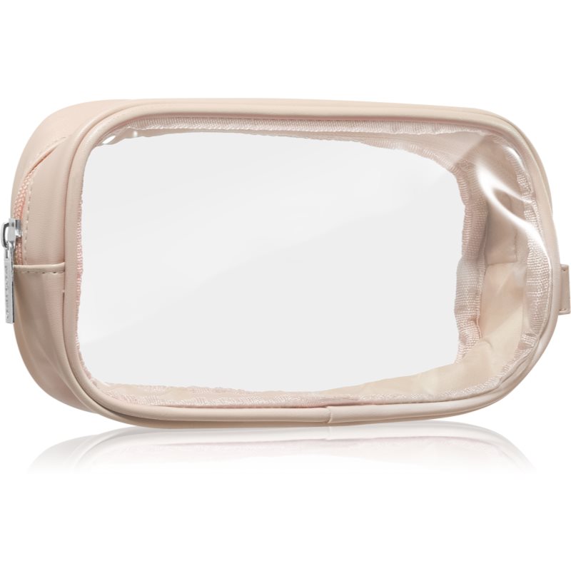 Notino Travel Collection Small Clear Organizer прозрачна козметична чантичка транспарентен S Beige 20x10x5 cm 1 бр.