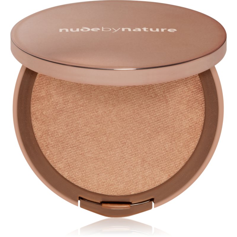 Nude by Nature Flawless Pressed Powder Foundation компактна пудра цвят N4 Silky Beige 10 гр.