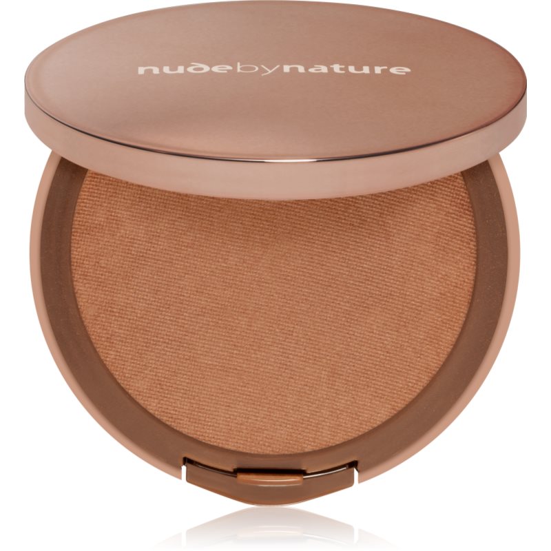 Nude by Nature Flawless Pressed Powder Foundation компактна пудра цвят N6 Olive 10 гр.