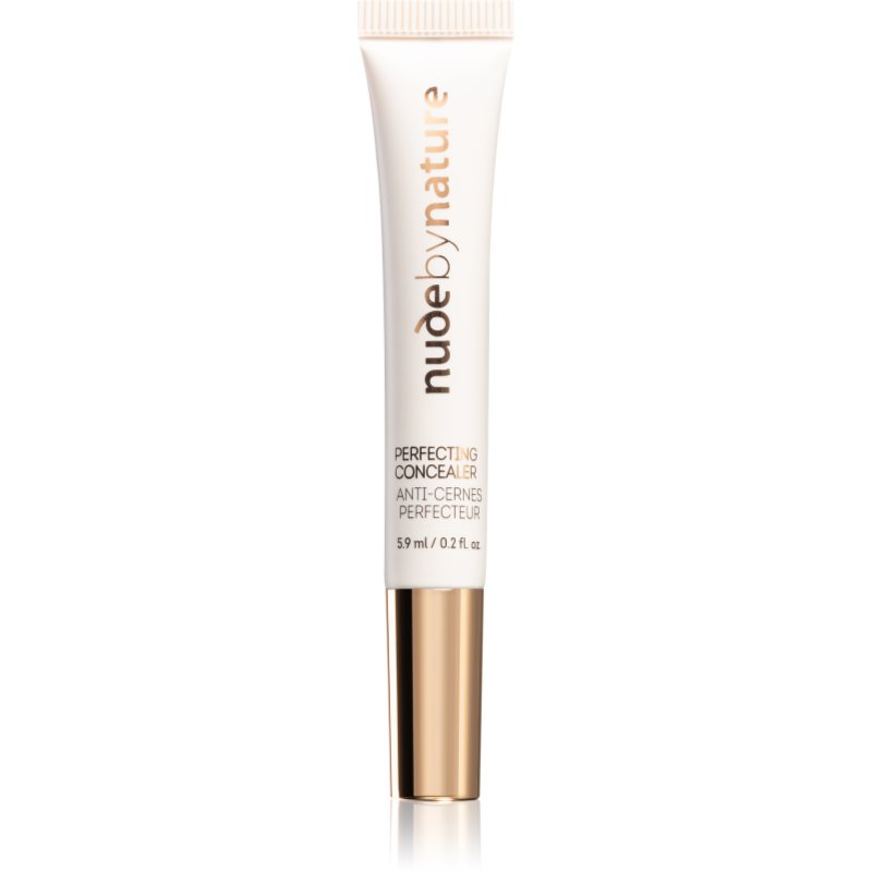 Nude by Nature Perfecting Concealer течен прикриващ коректор цвят 02 Porcelain Beige 5.9 мл. на ниска цена