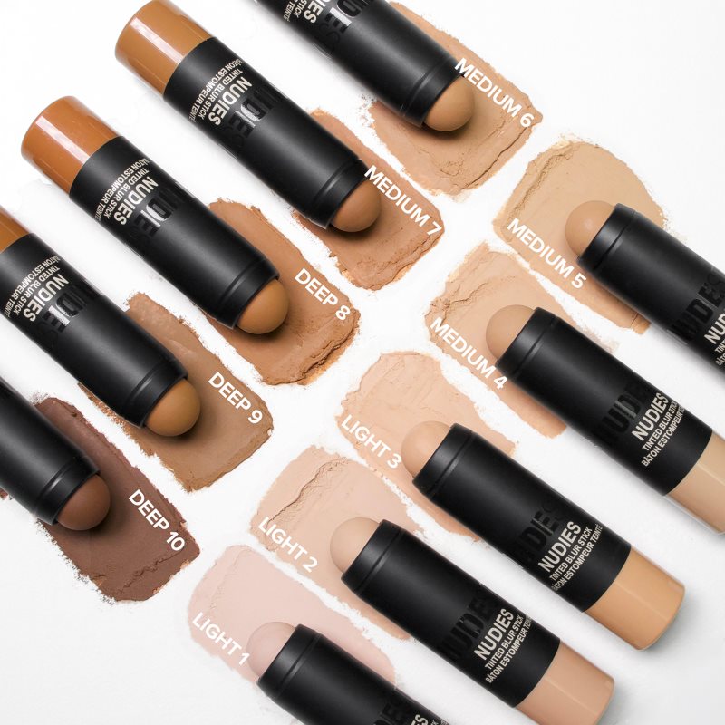 Nudestix Tinted Blur Foundation Stick стик-коректор за естествен вид цвят Medium 4 6 гр. на ниска цена