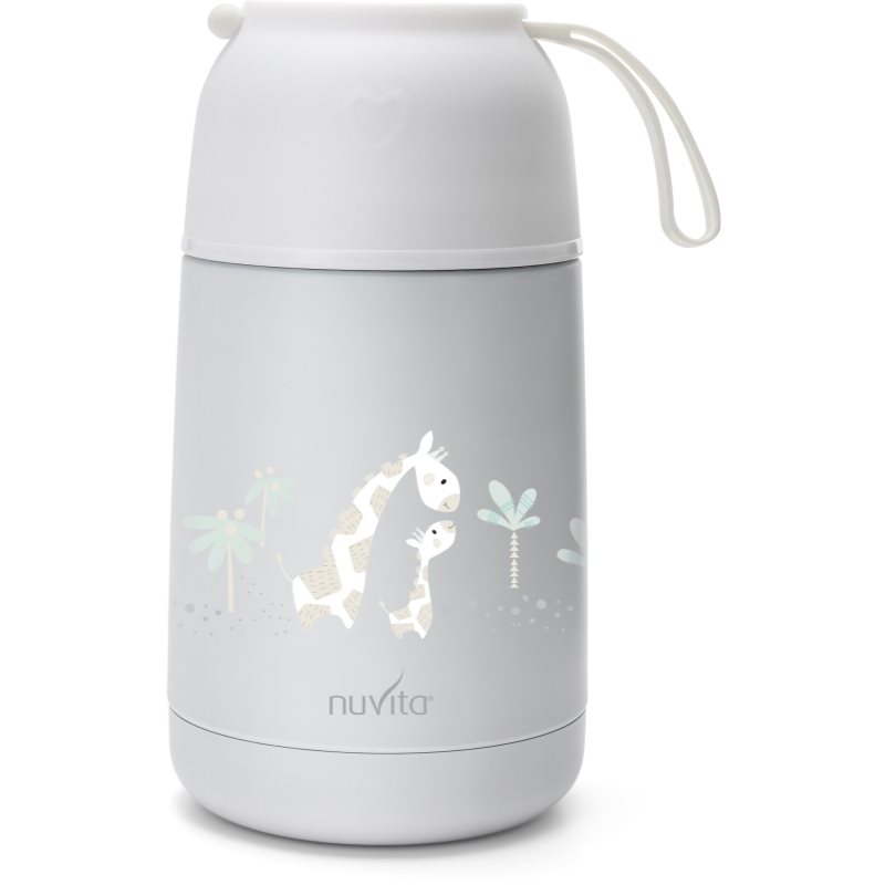 Nuvita Thermos термос със силиконов държач White 500 мл.