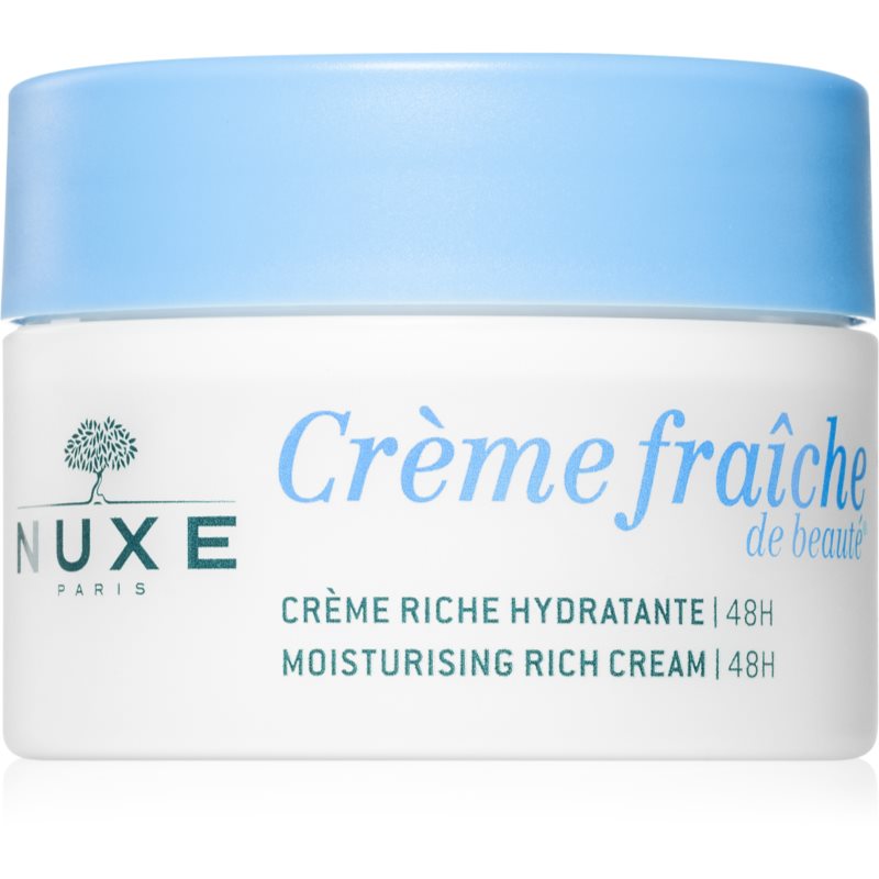 Nuxe Crème Fraîche de Beauté подхранващ хидратиращ крем за суха към изключително суха чувствителна кожа 50 мл.