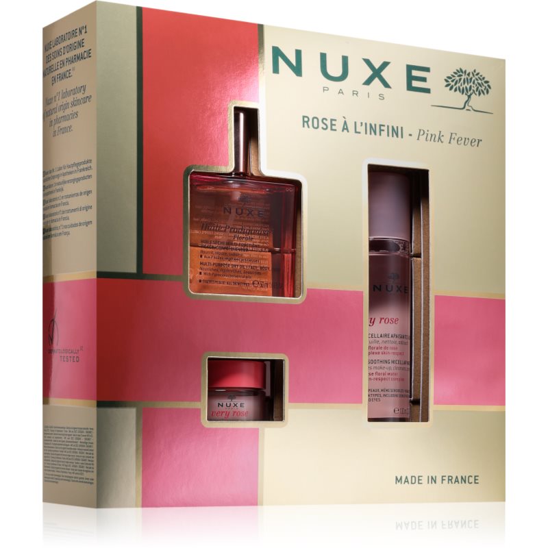 Nuxe Huile Prodigieuse Pink Fever подаръчен комплект за лице и тяло