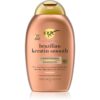 OGX Brazilian Keratin Smooth изглаждащ балсам за блясък и мекота на косата 385 мл.