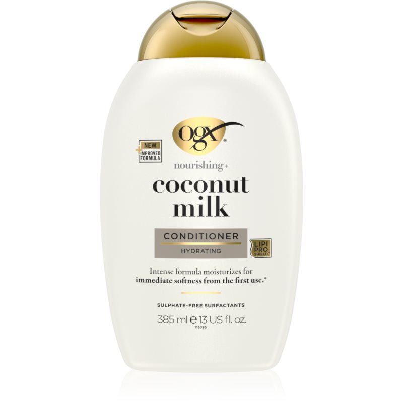 OGX Coconut Milk хидратиращ балсам с кокосово масло 385 мл.