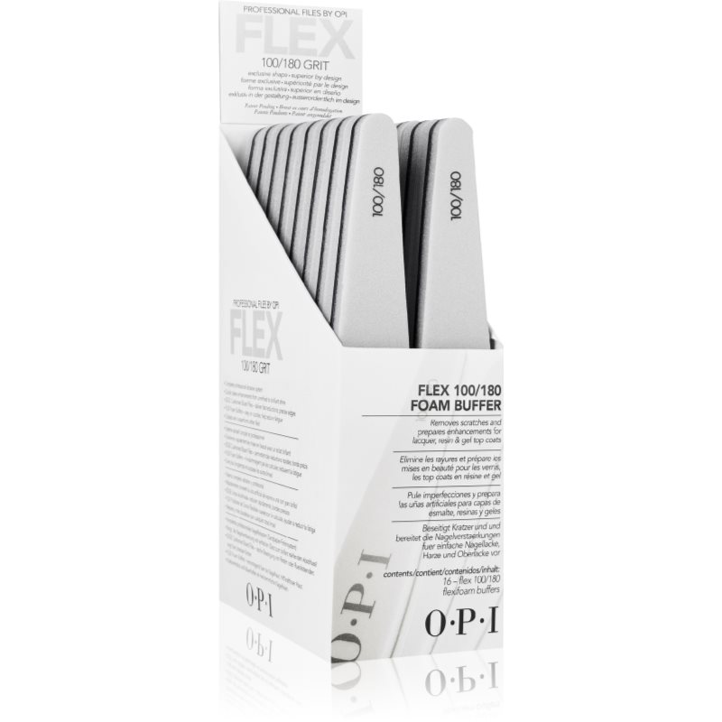 OPI Flex пила за твърди нокти 100/180 16 бр.
