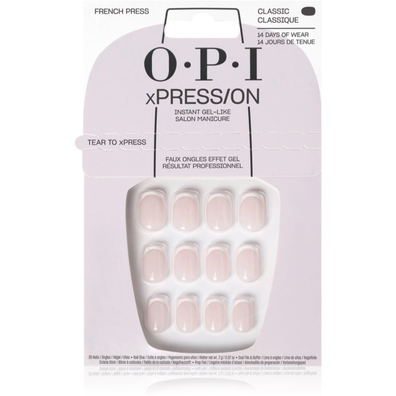 OPI xPRESS/ON Изкуствени нокти French Press 30 бр. на ниска цена