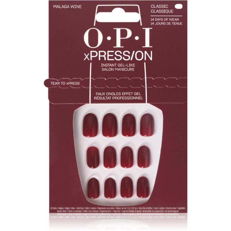 OPI xPRESS/ON Изкуствени нокти Malaga Wine 30 бр. на ниска цена