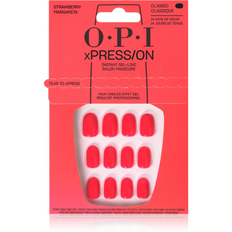 OPI xPRESS/ON Изкуствени нокти Strawberry Margarita 30 бр. на ниска цена