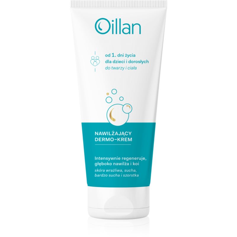 Oillan Derm Face and Body Cream хидратиращ крем за лице и тяло за деца от раждането им 200 мл.