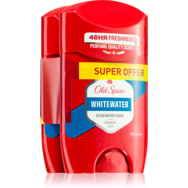 Old Spice Whitewater дезодорант стик 2x50 мл. на ниска цена