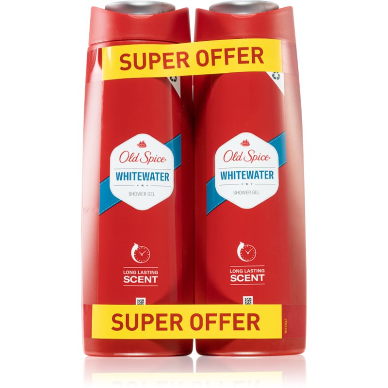 Old Spice Whitewater душ гел за мъже 2x400 мл. на ниска цена