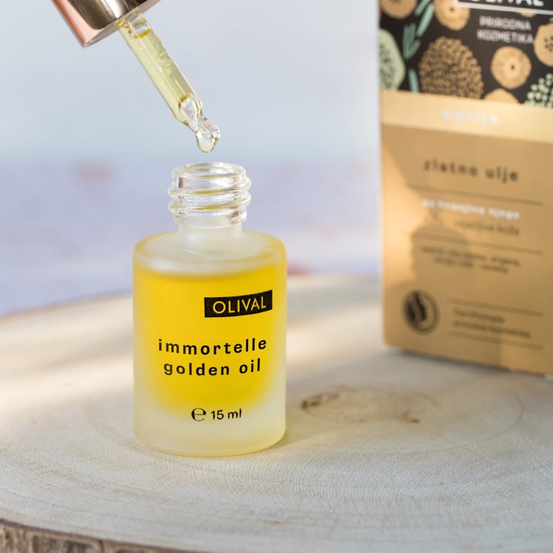 Olival Immortelle Golden Oil олио за лице за чувствителна и суха кожа 15 мл. на ниска цена