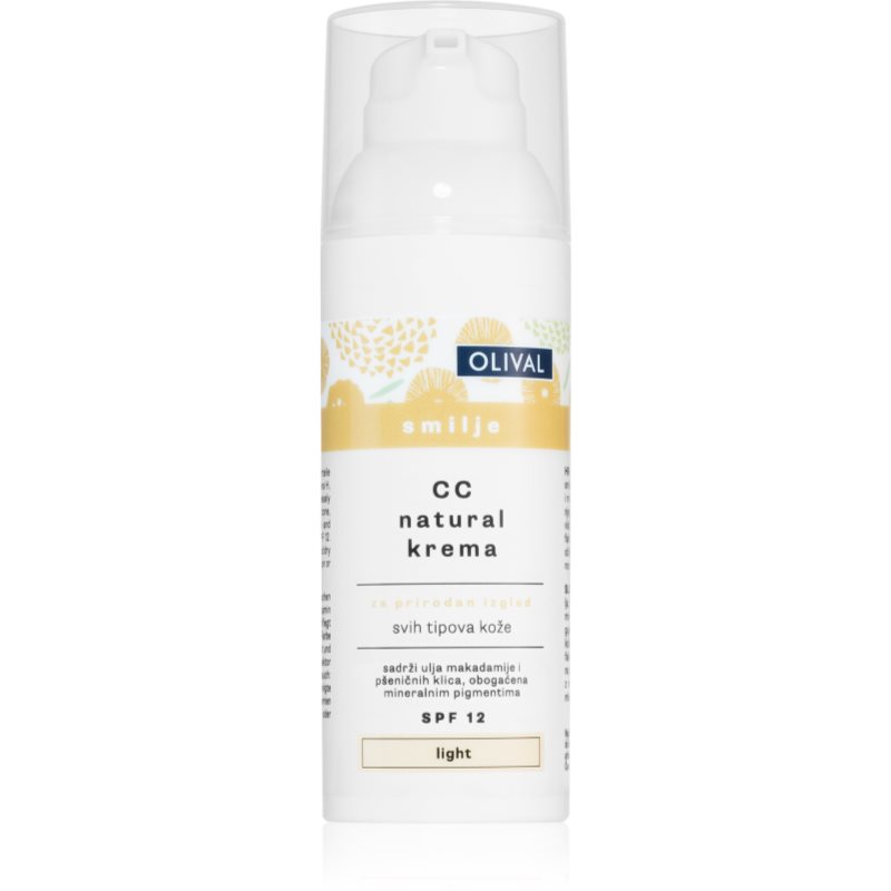 Olival Immortelle Natural хидратиращ СС крем SPF 12 цвят Light 50 мл.