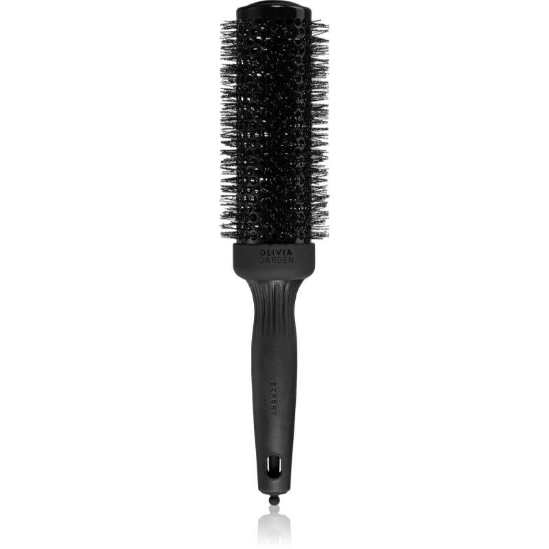 Olivia Garden Black Label Speed Wavy Bristles кръгла четка за коса за по-бързо оформяне на прическата със сешоар ø 45 mm 1 бр.