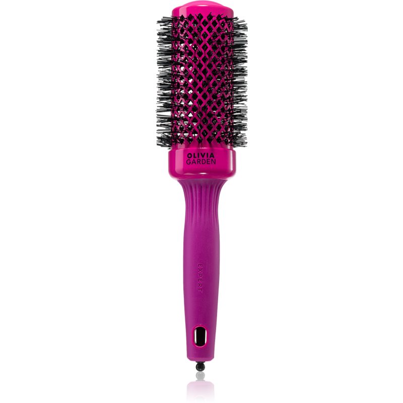 Olivia Garden Expert Shine Hot Pink четка за издухване за дълга коса 45 mm 1 бр.